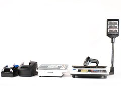Касове обладнання TW-11 для магазину та торгівлі. POS термінал + принтер + сканер + принтер етикеток + ваги + програма + ПРРО + налаштування. Гарантія 12 міс.