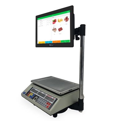 Комплект автоматизации мясо-колбасного магазина с весовым товаром. POS-система+принтер+приложение. Гарантия 12 месяцев