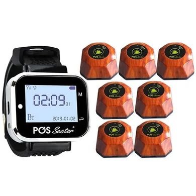 POS терминал для кальянной + принтер + программа с ПРРО + часы официанта + 7 кнопок вызова